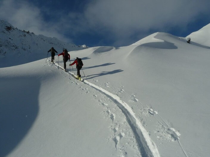 Schöne Aufstiegsspur